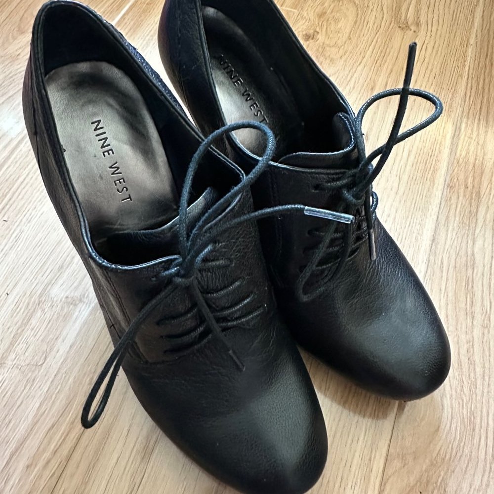 Nine West Lace Up Ankle Boots Booties Size 35 (5)